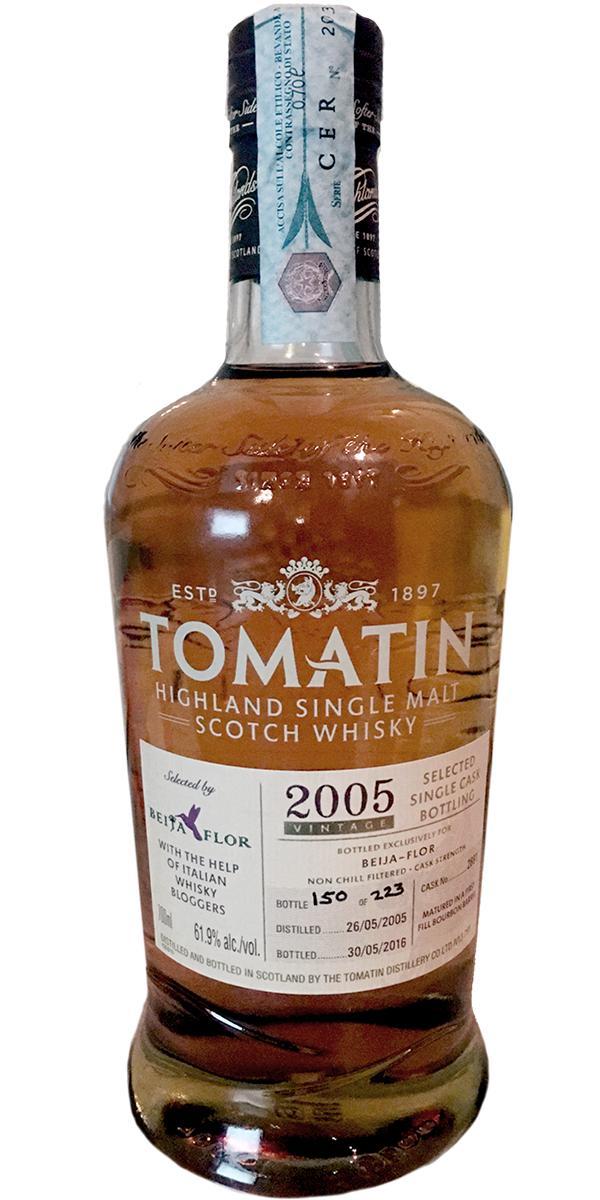 Tomatin 2005 Selected Single Cask Bottling