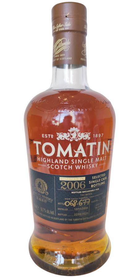 Tomatin 2006 Selected Single Cask Bottling