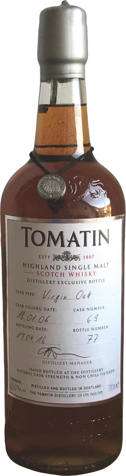 Tomatin 2006 Handbottled at the Distillery