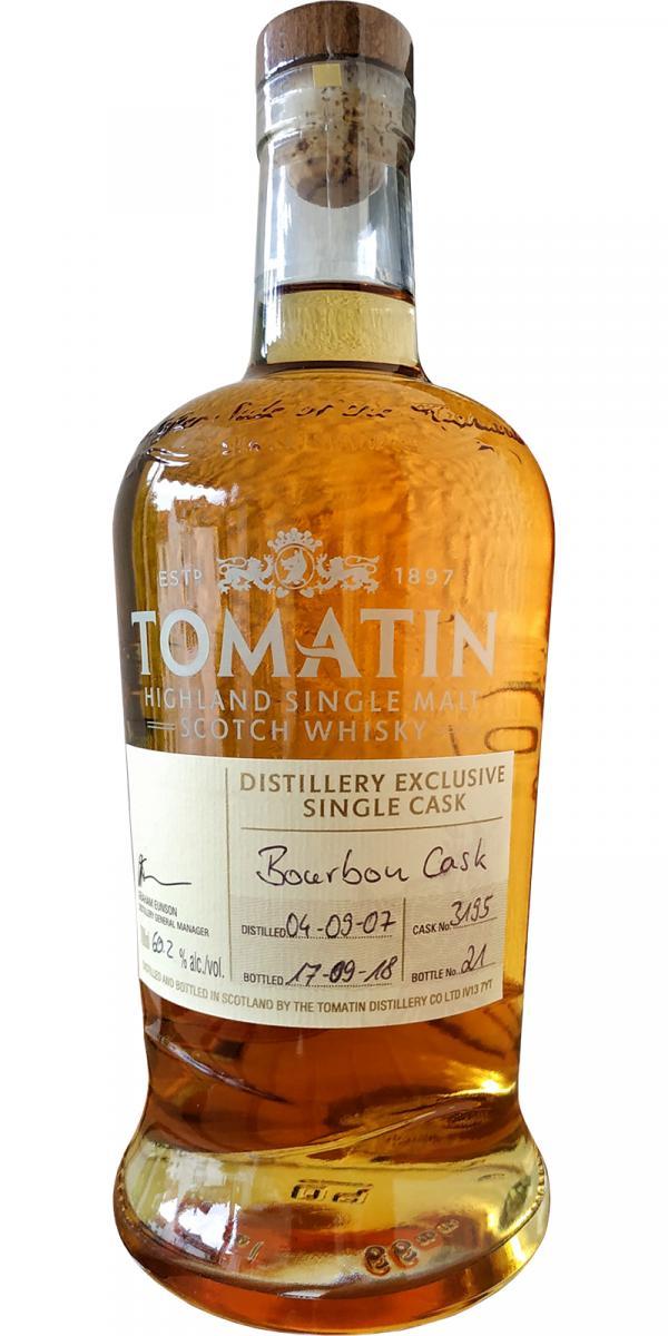 Tomatin 2007 Distillery Exclusive - Single Cask
