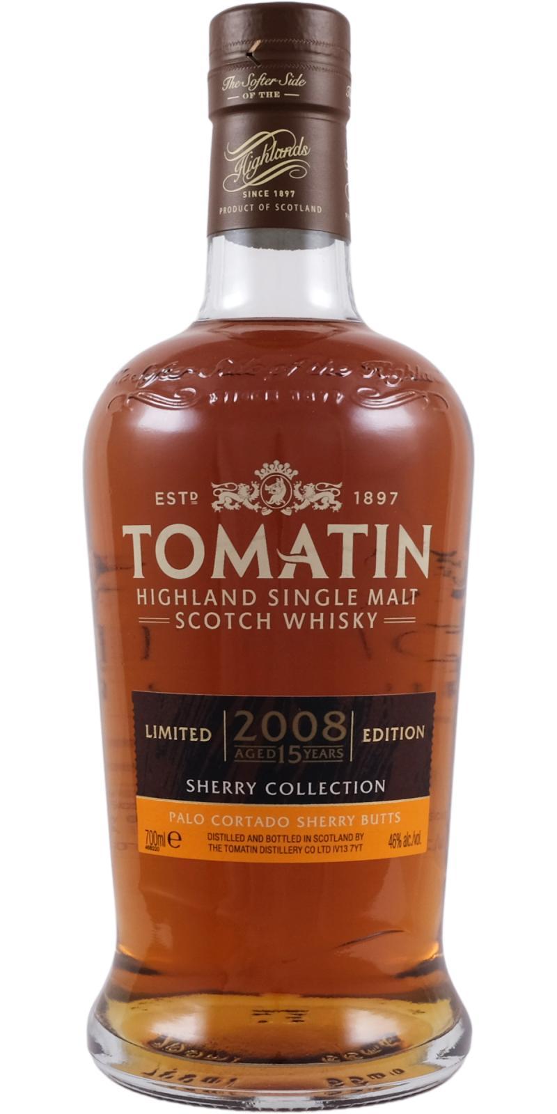 Tomatin 2008 Limited Edition - Sherry Collection - Palo Cortado Sherry Butts