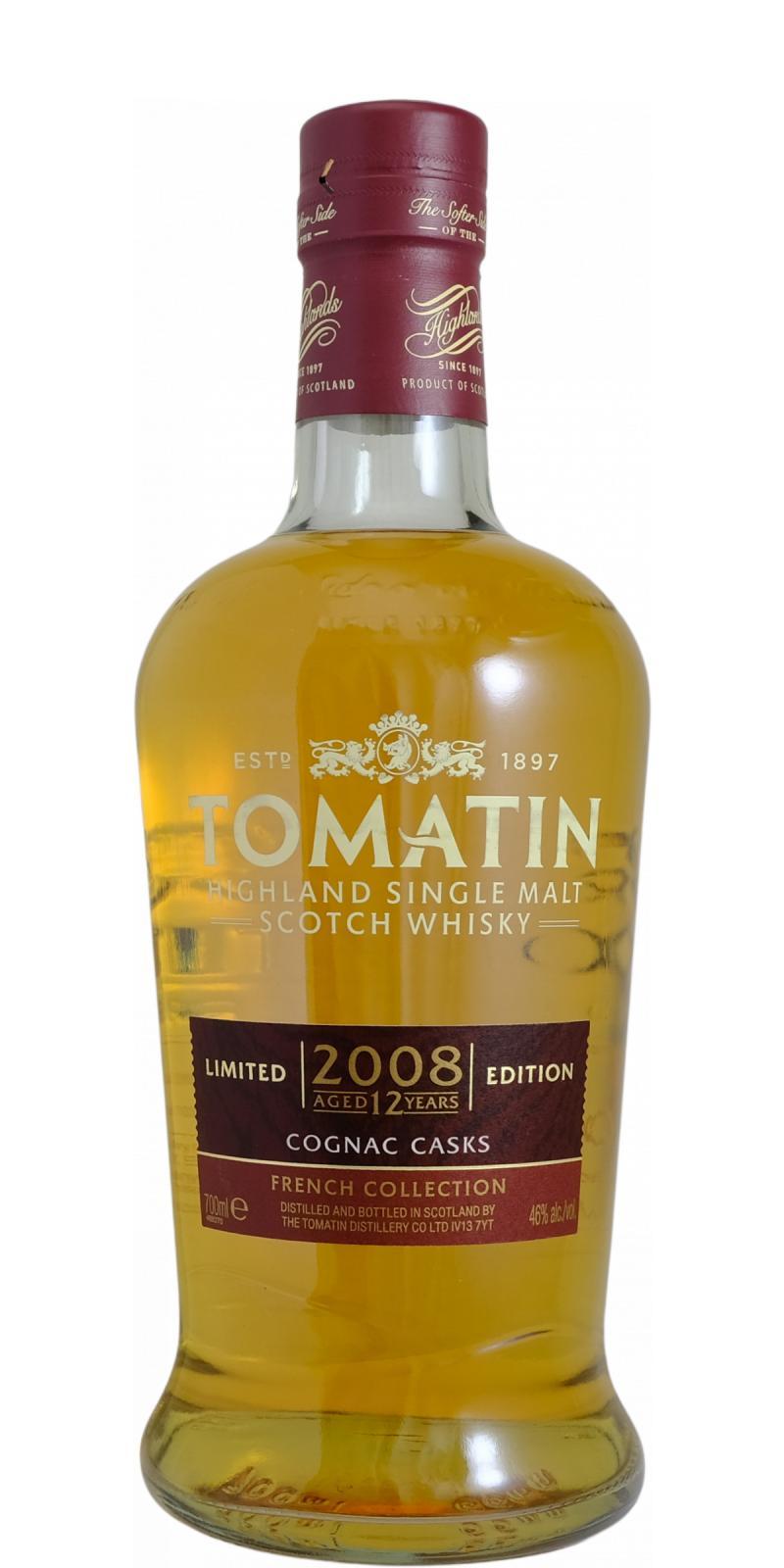Tomatin 2008 French Collection - Cognac Casks