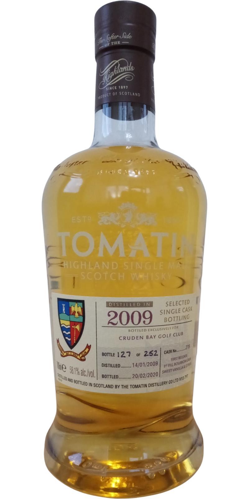 Tomatin 2009 Selected Single Cask