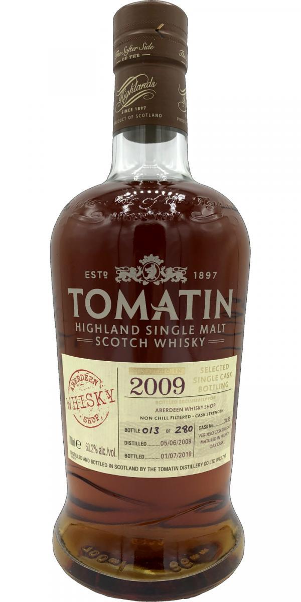 Tomatin 2009 Selected Single Cask Bottling