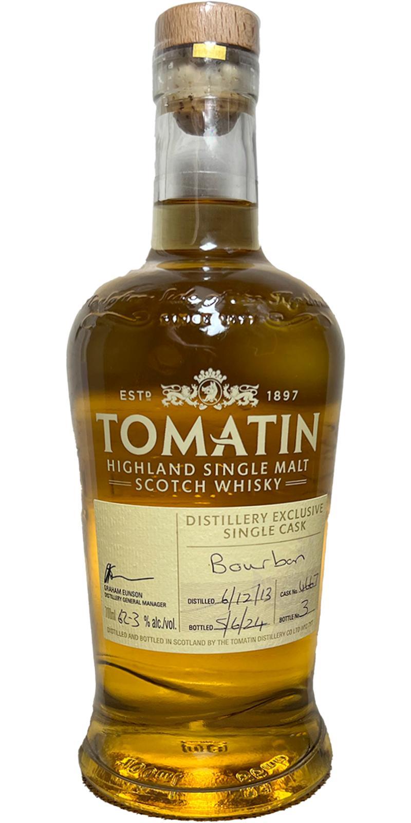 Tomatin 2013 Distillery Exclusive - Single Cask