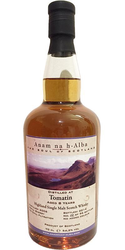 Tomatin 2006 ANHA The Soul of Scotland
