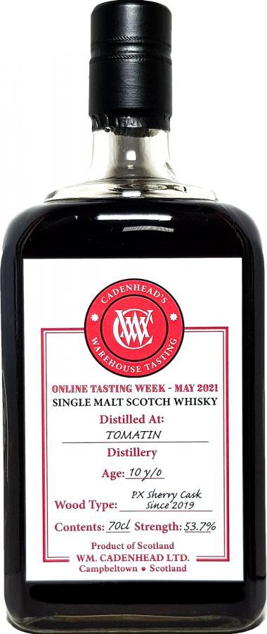 Tomatin 10-year-old CA Online Tasting Week