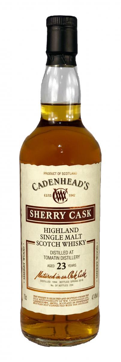 Tomatin 1994 CA Wood Range - Sherry Cask
