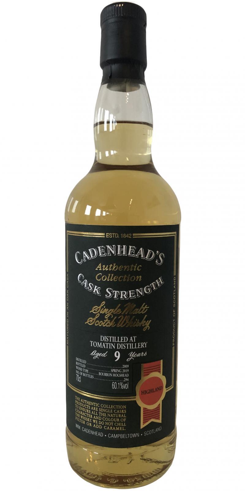 Tomatin 2009 CA Authentic Collection