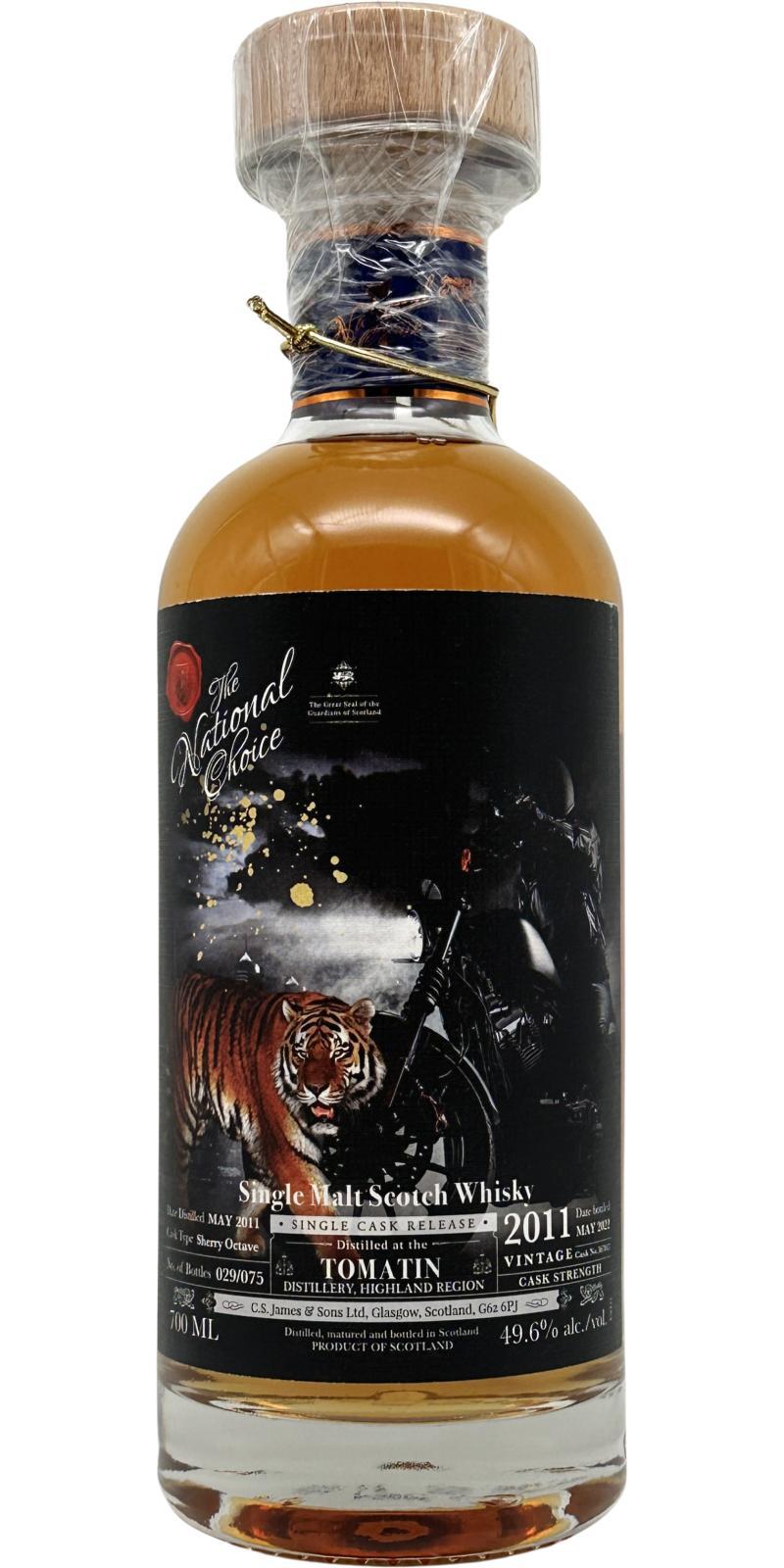 Tomatin 2011 CSJS The National Choice - The Guardians of Scotland