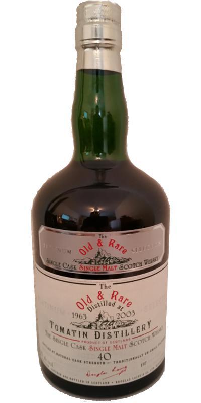 Tomatin 1963 DL Old & Rare - The Platinum Selection