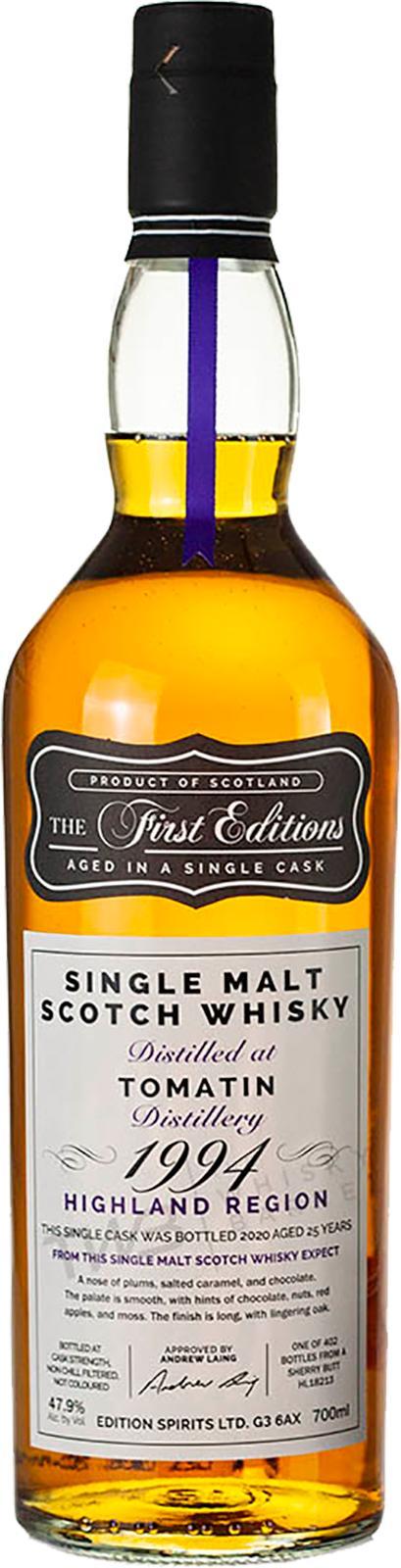 Tomatin 1994 ED The First Editions