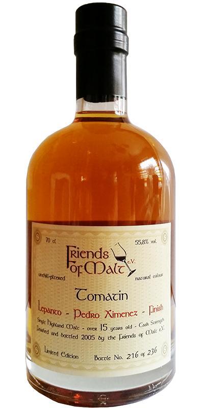 Tomatin 1990 GW Friends of Malt - Lepanto - PX