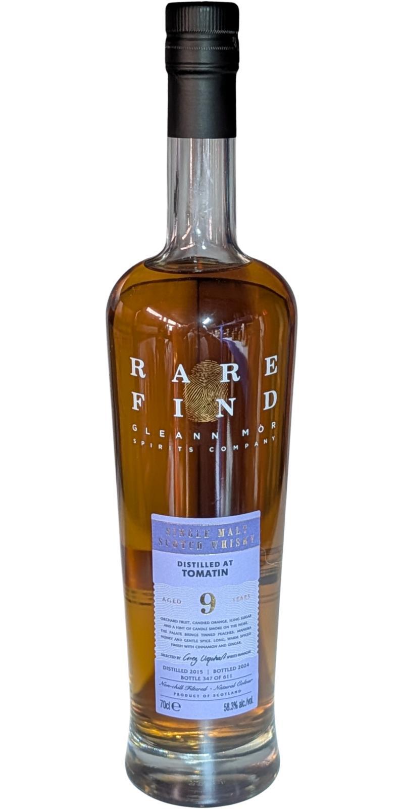 Tomatin 2015 GlMo A Rare Find