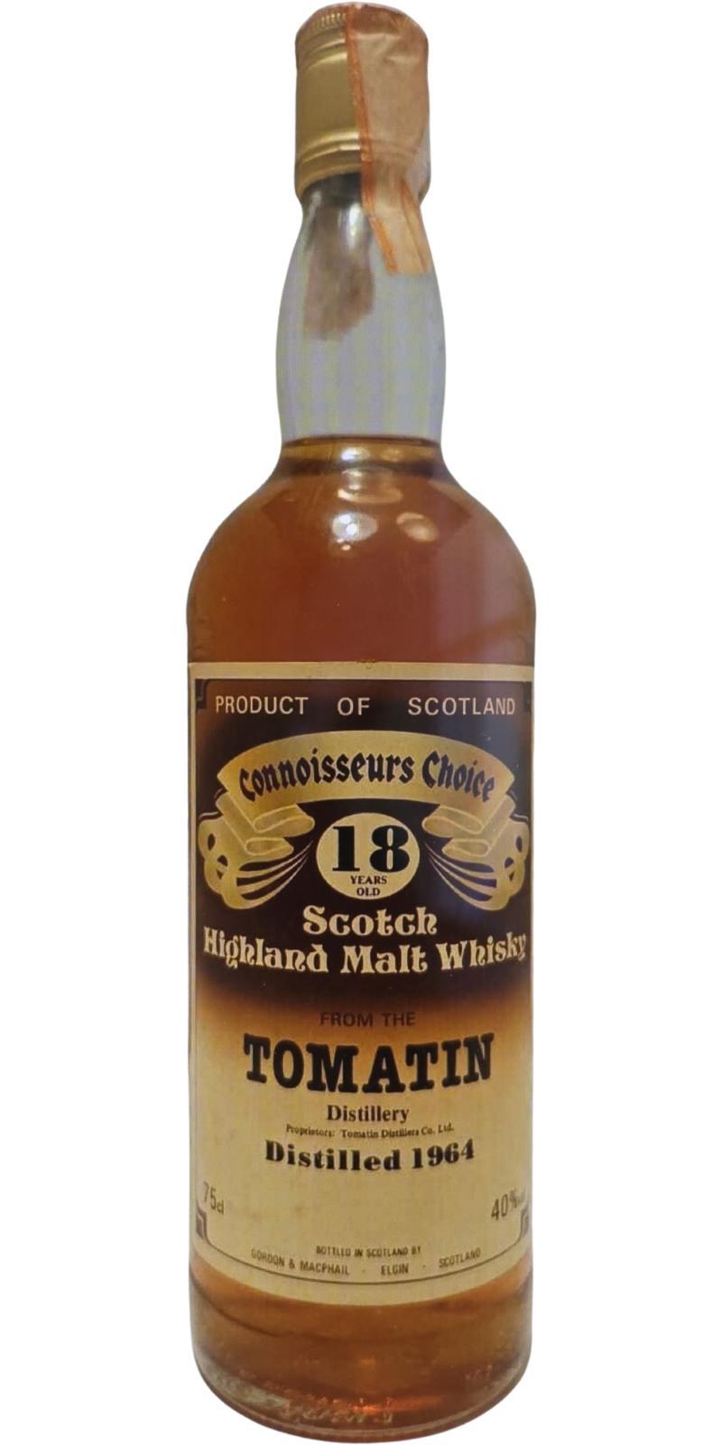 Tomatin 1964 GM Connoisseurs Choice