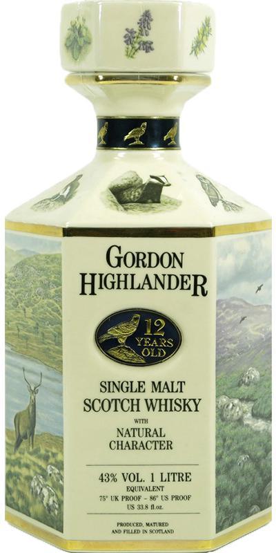 Gordon Highlander 12-year-old GHL Highland Wildlife Decanter