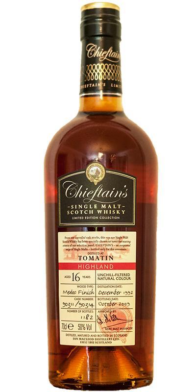 Tomatin 1992 IM Chieftain's Choice