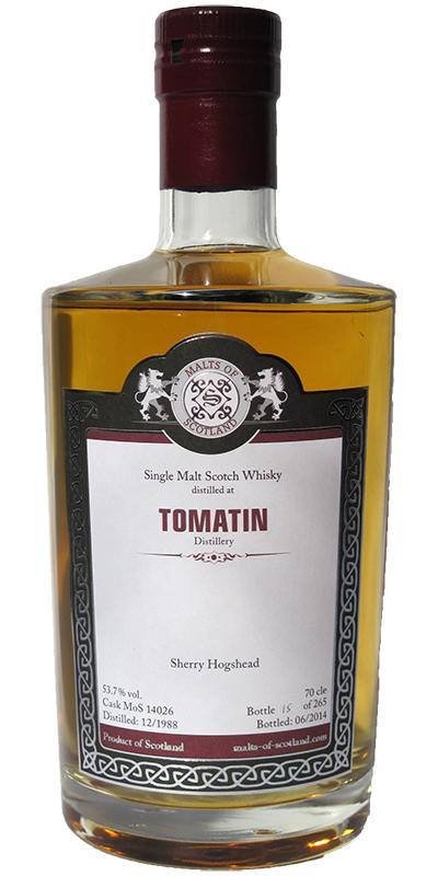 Tomatin 1988 MoS