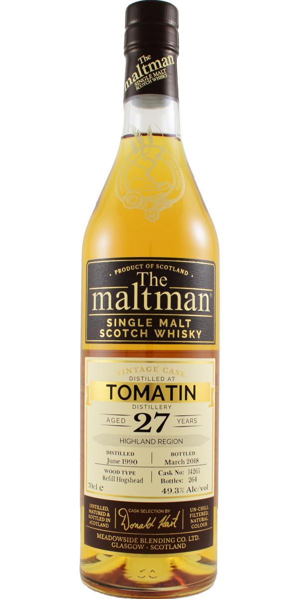 Tomatin 1990 MBl The Maltman