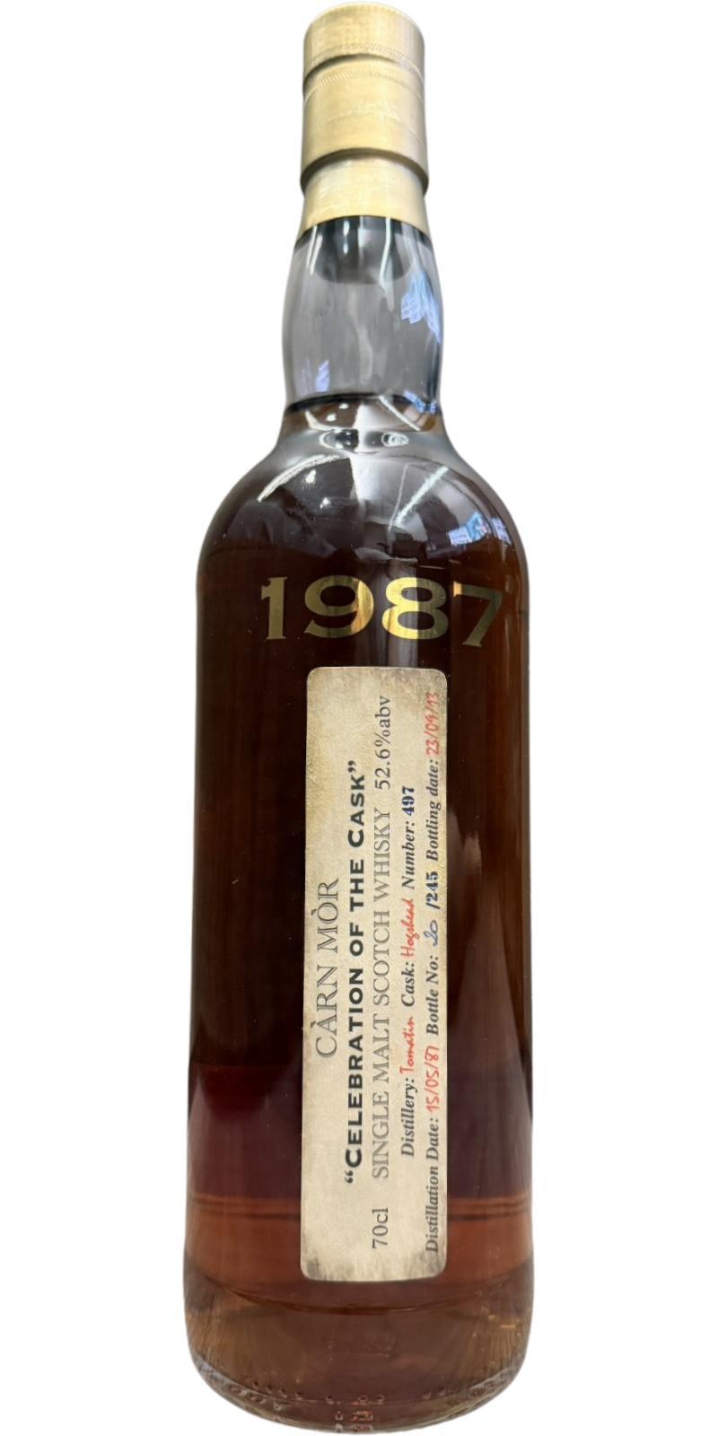 Tomatin 1987 MMcK Càrn Mòr - Celebration of the Cask