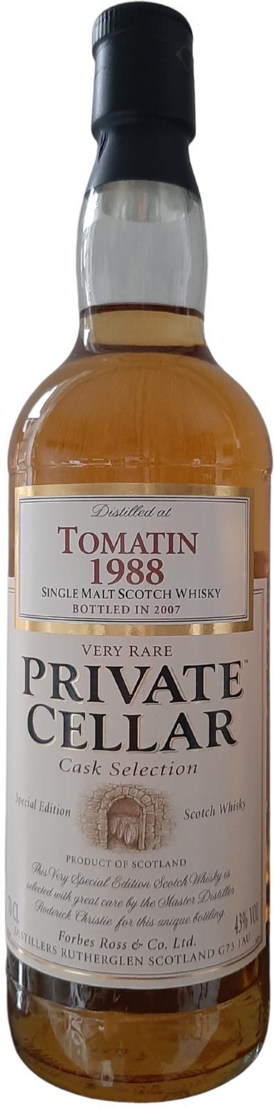 Tomatin 1988 PC Cask Selection