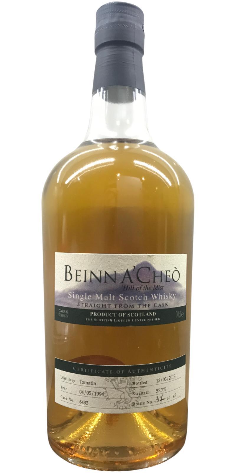 Tomatin 1994 SLC Beinn A' Cheò