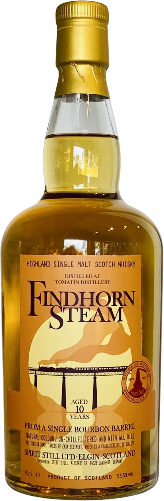 Tomatin 10-year-old SSL Findhorn Steam