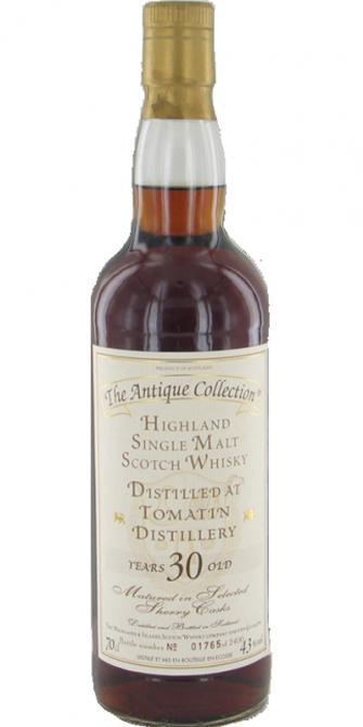 Tomatin 30-year-old H&I The Antique Collection