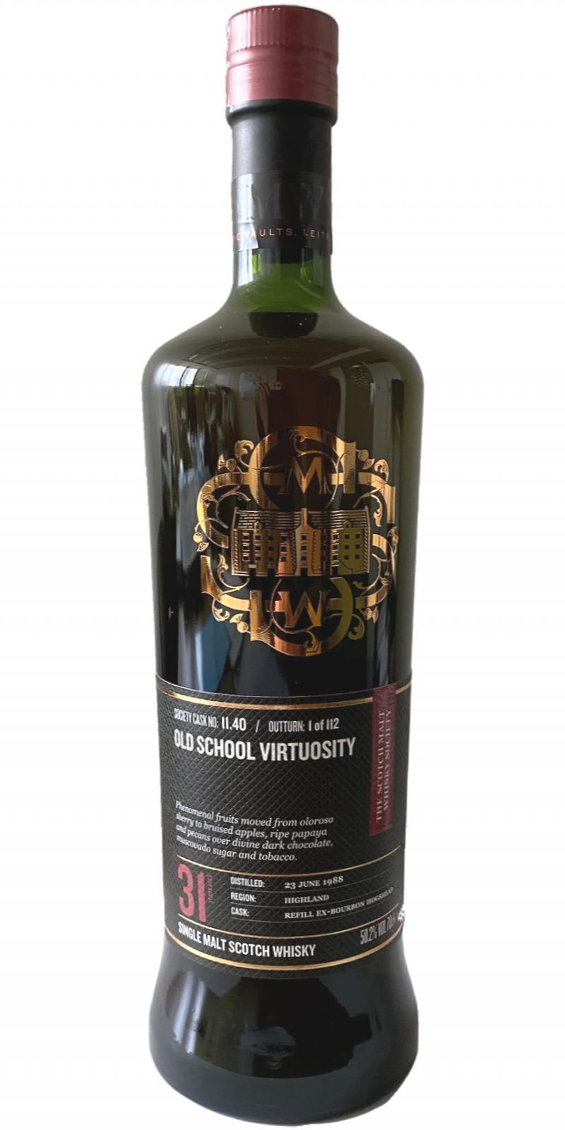 Tomatin 1988 SMWS 11.40 Old school virtuosity