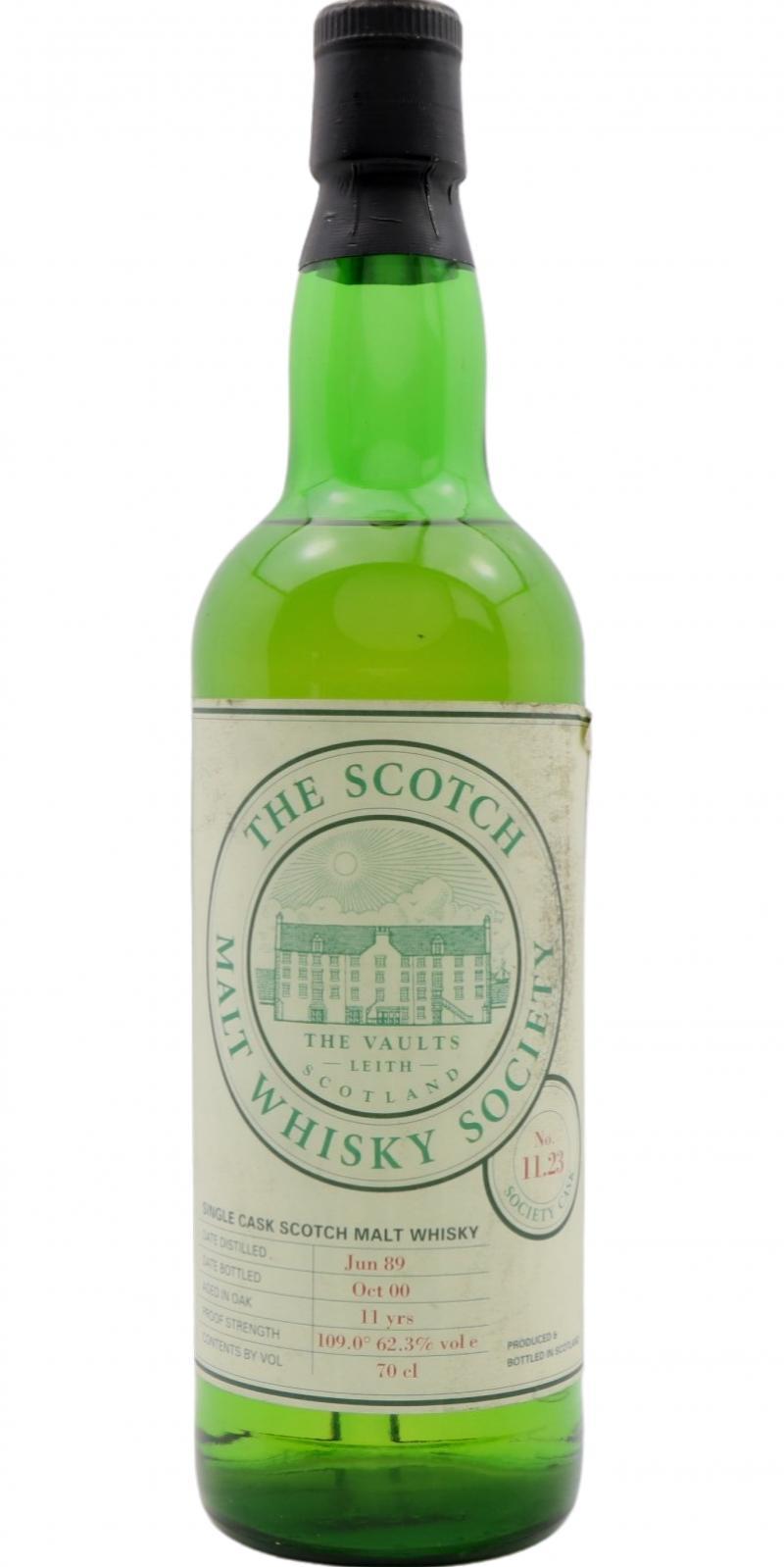 Tomatin 1989 SMWS 11.23 Sweeties in a surgery