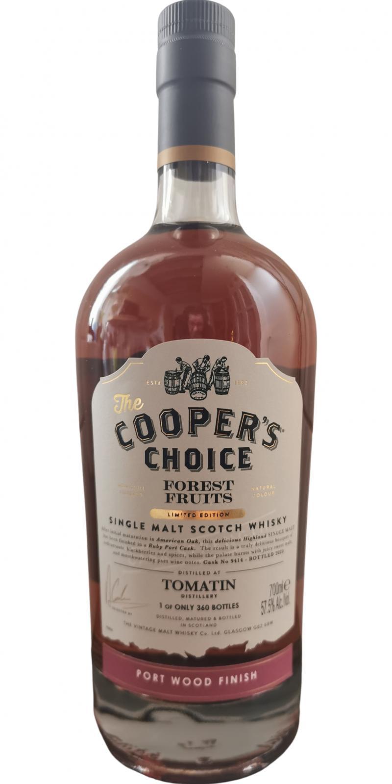 Tomatin Forest Fruits VM The Cooper's Choice